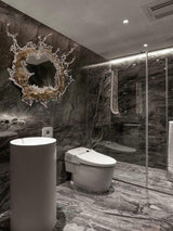 Modern Water Drop Mirror Wall Light LED Crystal Decorative Sconce for Home