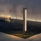 Modern Waterproof Aluminum Cylinder Outdoor Pathway LED Light Landscape Pillar Lamp