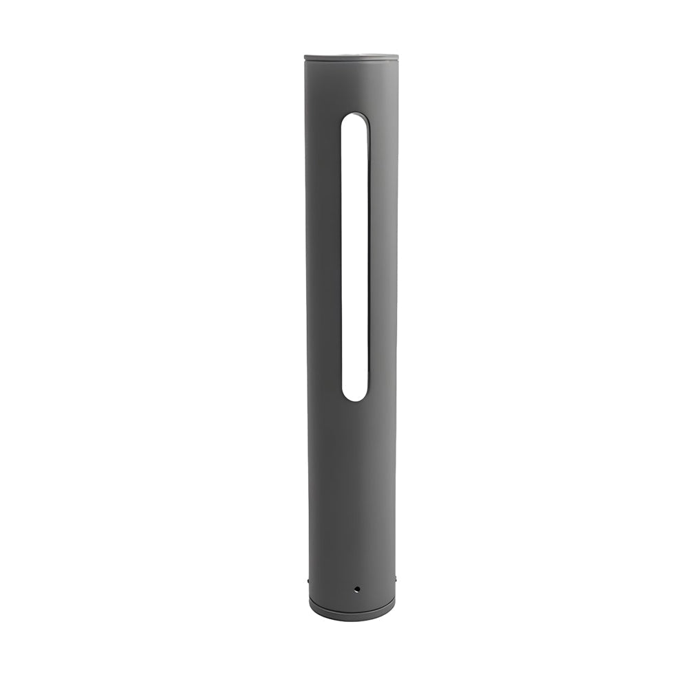 Modern Waterproof Aluminum Cylinder Outdoor Pathway LED Light Landscape Pillar Lamp