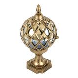 Modern Waterproof Ball Post Light with Glass Globe for Outdoor Garden and Fence Pillar