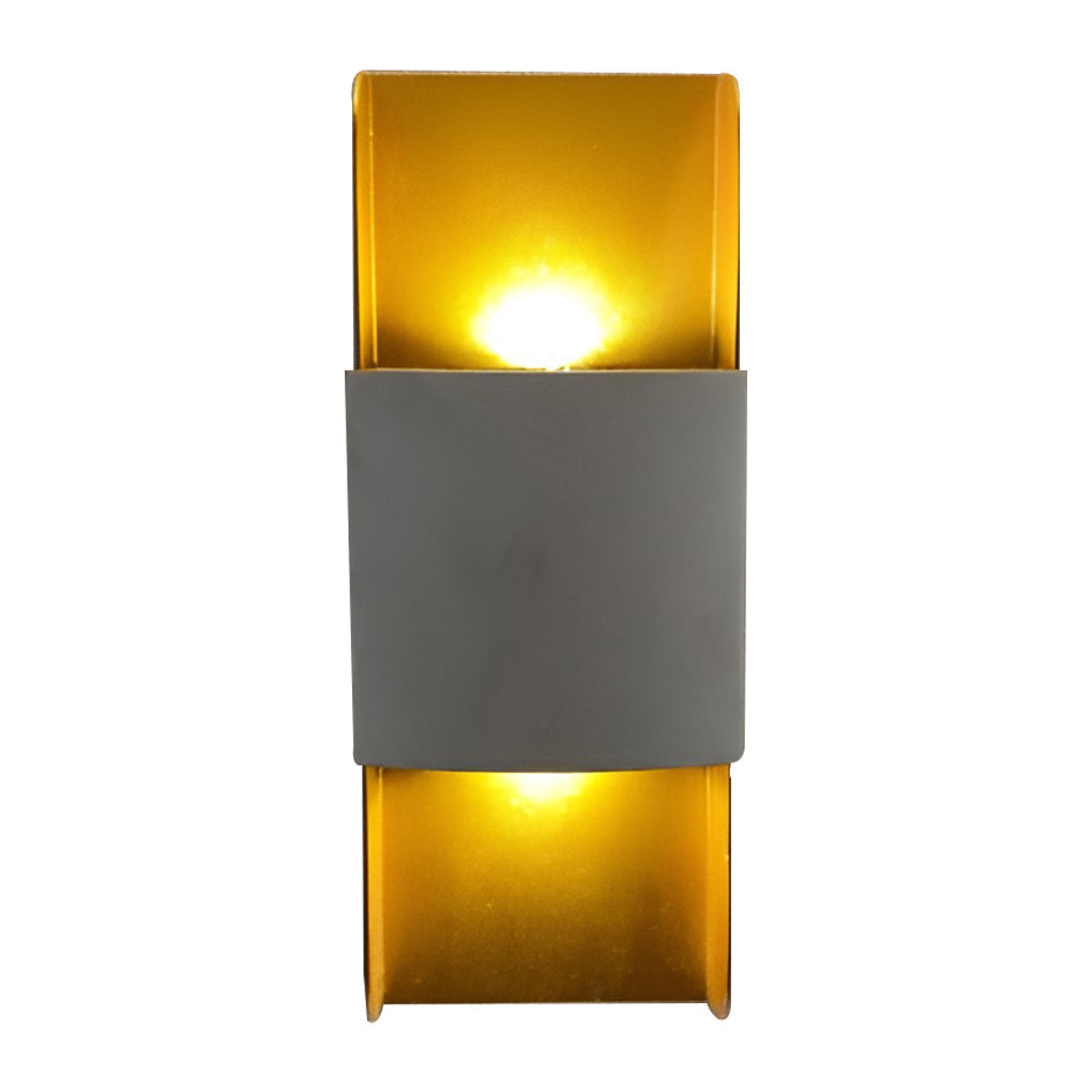 Modern Waterproof COB LED Outdoor Wall Light Aluminum Up and Down Exterior Sconce for Garden and Villa