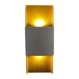 Modern Waterproof COB LED Outdoor Wall Light Aluminum Up and Down Exterior Sconce for Garden and Villa