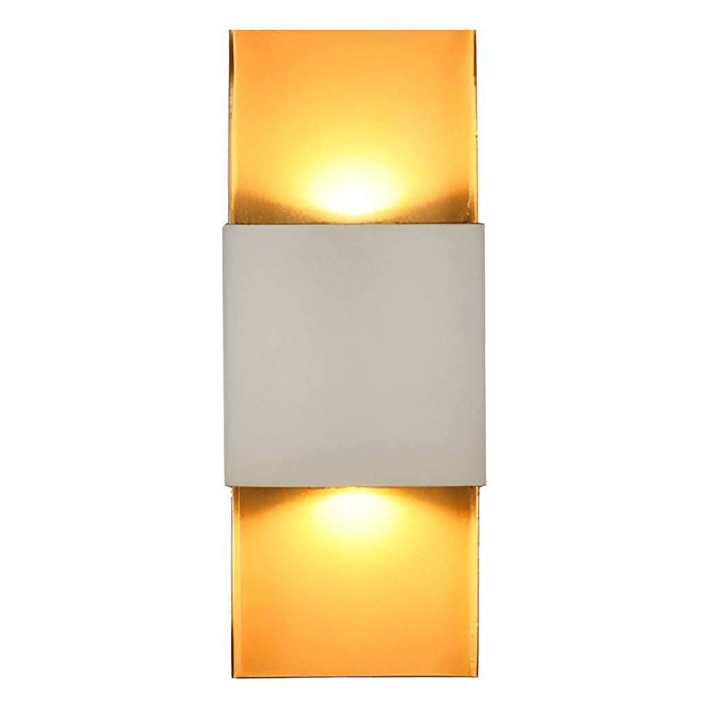 Modern Waterproof COB LED Outdoor Wall Light Aluminum Up and Down Exterior Sconce for Garden and Villa