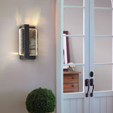 Modern Waterproof Crystal Bubble Glass Outdoor Wall Sconce for Porch and Garden