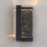 Modern Waterproof Crystal Bubble Glass Outdoor Wall Sconce for Porch and Garden