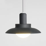 Modern Waterproof Exterior LED Chandelier with Frosted Glass for Covered Patio and Garden