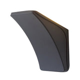 Modern Waterproof IP65 Black LED Outdoor Wall Sconce 12W Exterior Light for Garden Porch Garage