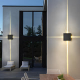 Modern Waterproof LED Cross Star Wall Light 12W Aluminum Sconce for Exterior and Interior Use
