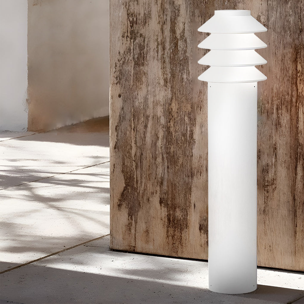 Modern Waterproof LED Garden Post Light Aluminum Outdoor Pathway Landscape Lighting for Walkways