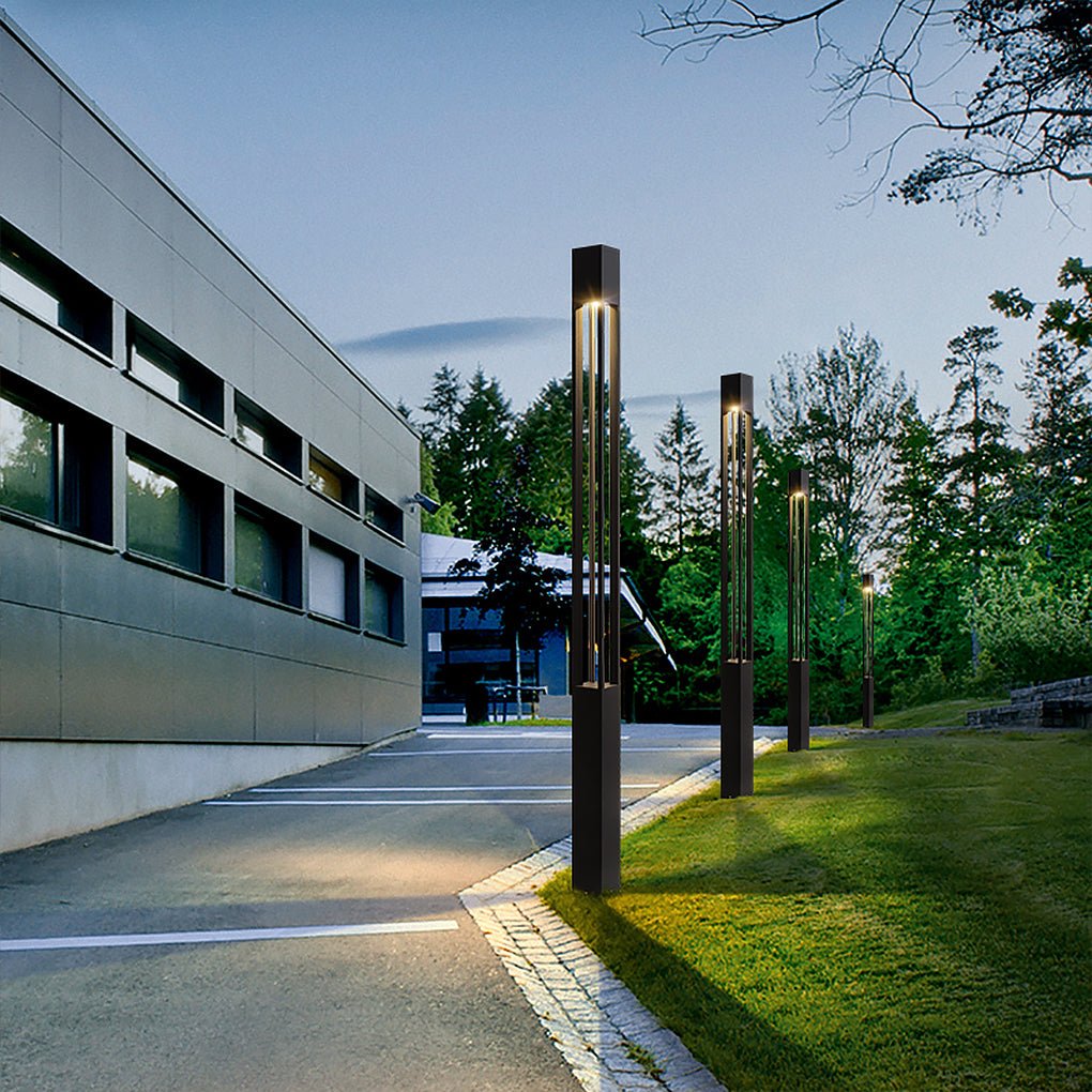 Modern Waterproof LED High Pole Post Light for Outdoor Landscape Garden and Driveway