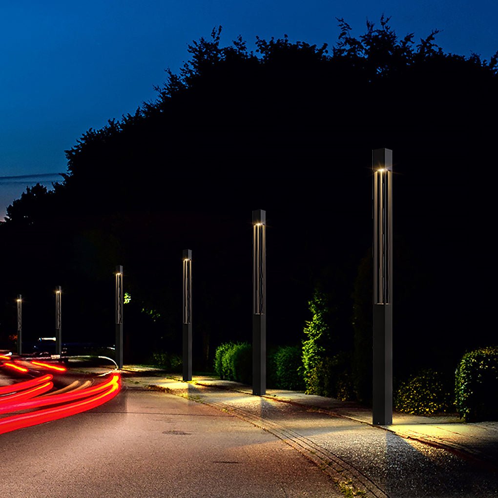 Modern Waterproof LED High Pole Post Light for Outdoor Landscape Garden and Driveway