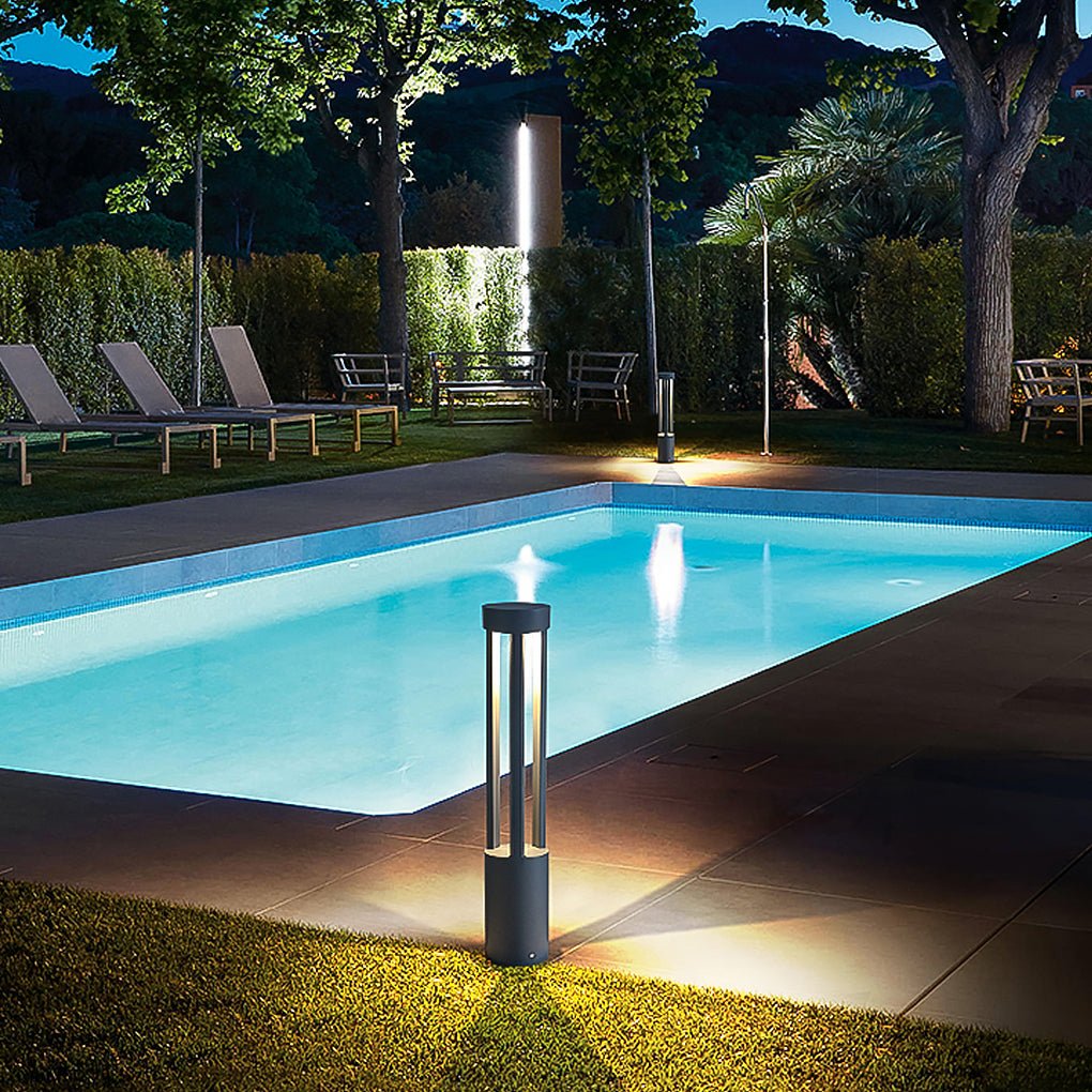 Modern Waterproof LED High Pole Post Light for Outdoor Landscape Garden and Driveway
