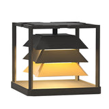 Modern Waterproof LED Outdoor Pillar Light Stainless Steel Garden Post Lamp for Courtyard Path Lighting
