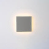 Modern Waterproof LED Outdoor Wall Sconce with Flat and Square Aluminum Minimalist Design