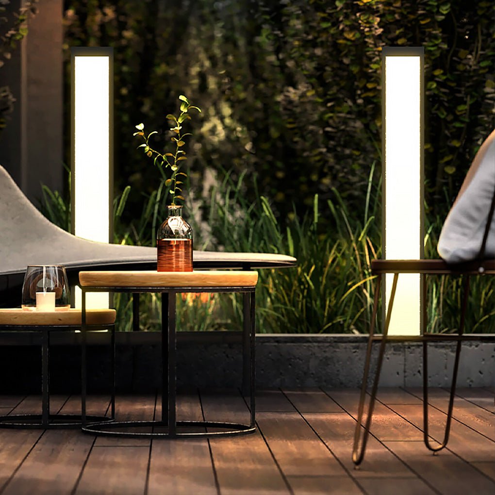 Modern Waterproof LED Solar Landscape Pathway Light for Villa Garden and Outdoor Courtyard