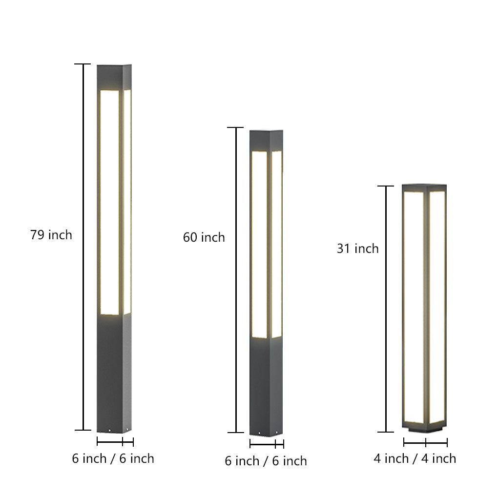Modern Waterproof LED Solar Landscape Pathway Light for Villa Garden and Outdoor Courtyard