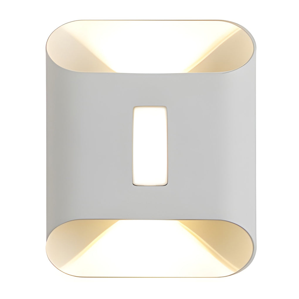 Modern Waterproof LED Up and Down Wall Sconce for Outdoor Porch and Interior Garden