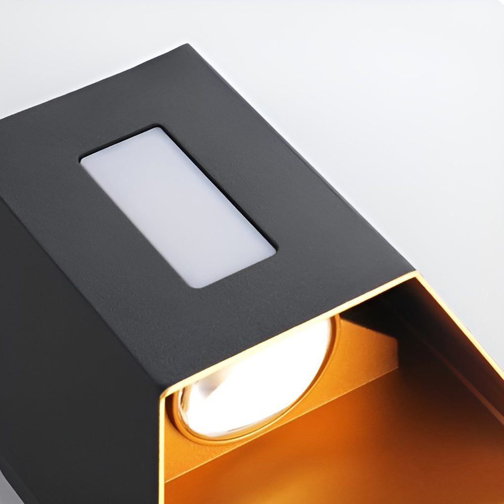 Modern Waterproof LED Up and Down Wall Sconce for Outdoor Porch and Interior Garden