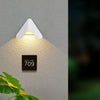 Modern Waterproof LED Wall Sconce for Indoor and Outdoor Aluminum Doorplate Lighting Fixture
