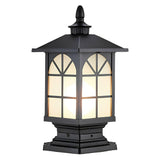 Modern Waterproof Outdoor Fence Post Pillar Light Aluminum Garden Exterior Lantern
