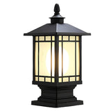 Modern Waterproof Outdoor Fence Post Pillar Light Aluminum Garden Exterior Lantern