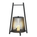 Modern Waterproof Outdoor LED Lantern Candle Style Floor Lamp for Garden Patio and Courtyard