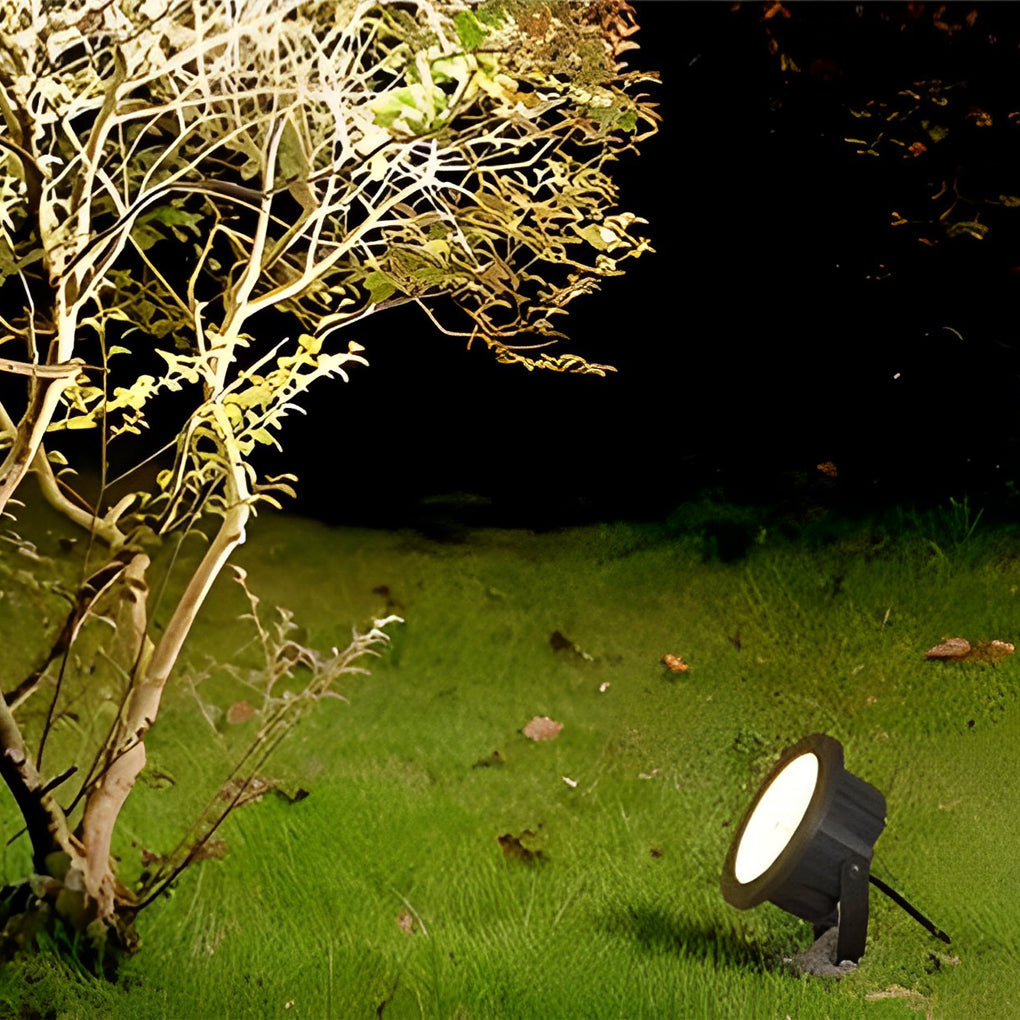Modern Waterproof Outdoor LED Spotlights DC24V for Garden and Tree Landscape Lighting