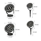 Modern Waterproof Outdoor LED Spotlights DC24V for Garden and Tree Landscape Lighting