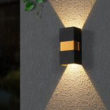 Modern Waterproof Outdoor LED Wall Light Up and Down Sconce for Balcony Villa and Patio
