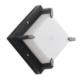 Modern Waterproof Outdoor LED Wall Sconce Black Die Cast Aluminum Light for Patio Garden