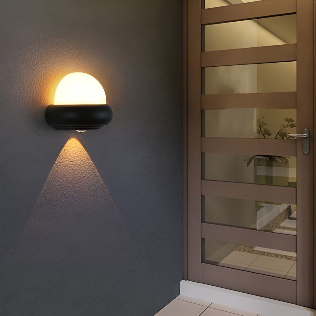 Modern Waterproof Outdoor LED Wall Sconce Up and Down Light Exterior Porch Lighting