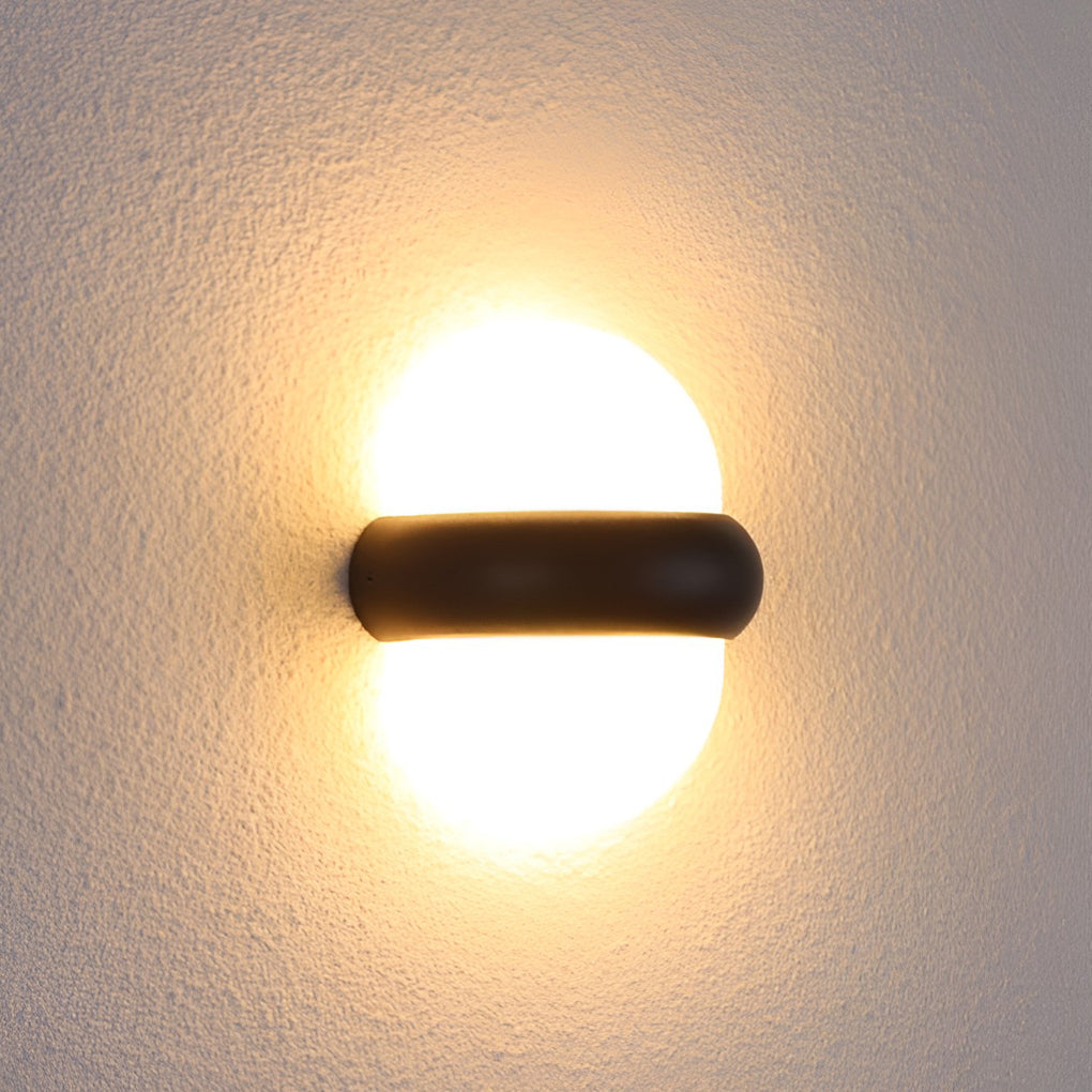 Modern Waterproof Outdoor LED Wall Sconce Up and Down Light Exterior Porch Lighting