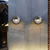 Modern Waterproof Outdoor Wall Sconce Cast Aluminum and Glass Industrial Retro Porch Light