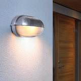 Modern Waterproof Outdoor Wall Sconce Cast Aluminum and Glass Industrial Retro Porch Light