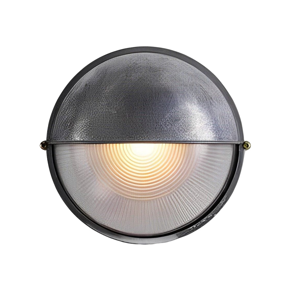 Modern Waterproof Outdoor Wall Sconce Cast Aluminum and Glass Industrial Retro Porch Light