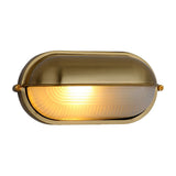 Modern Waterproof Outdoor Wall Sconce Cast Aluminum and Glass Industrial Retro Porch Light