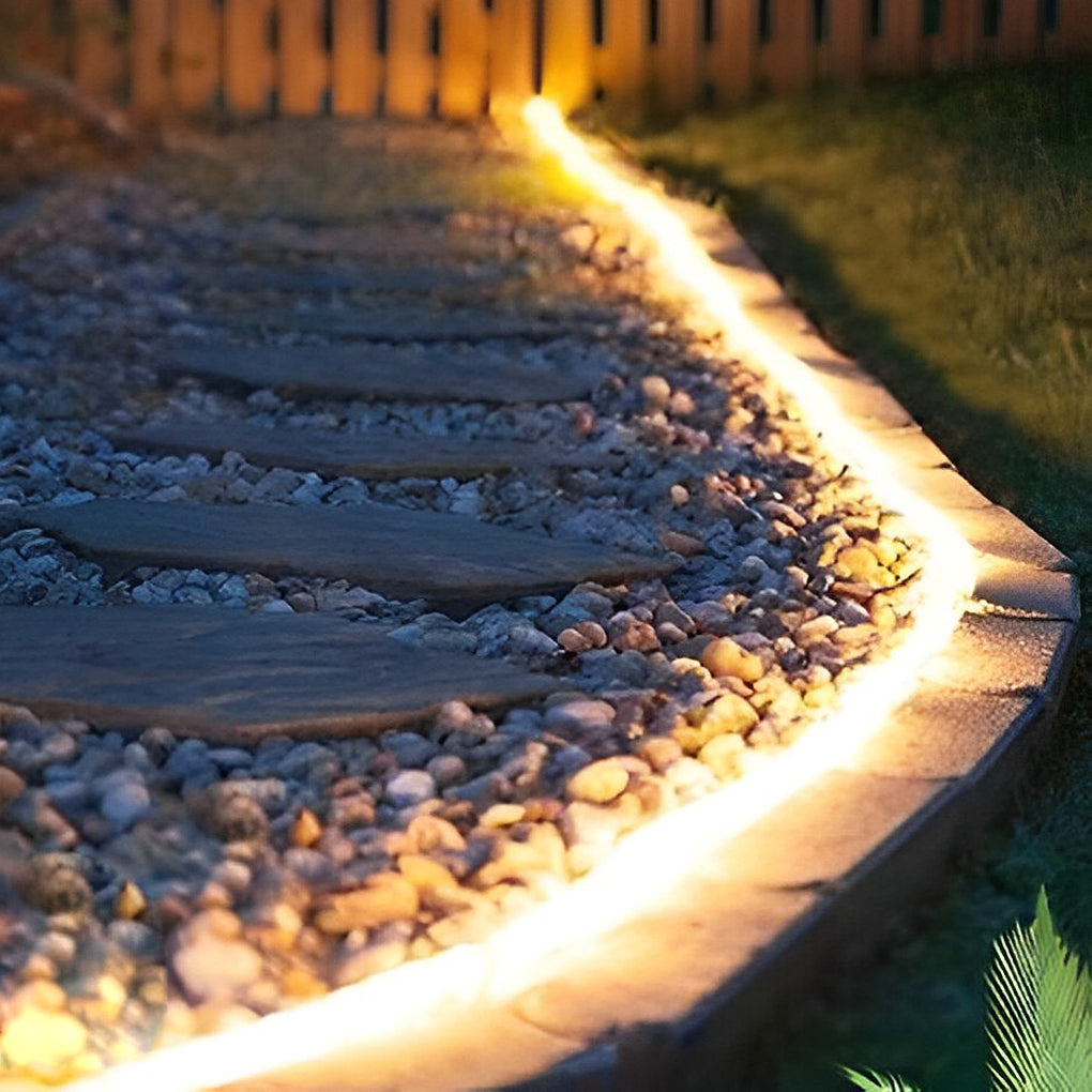 Modern Waterproof Recessed LED Strip Light for Under Tread Stair and Pathway Lighting 24V