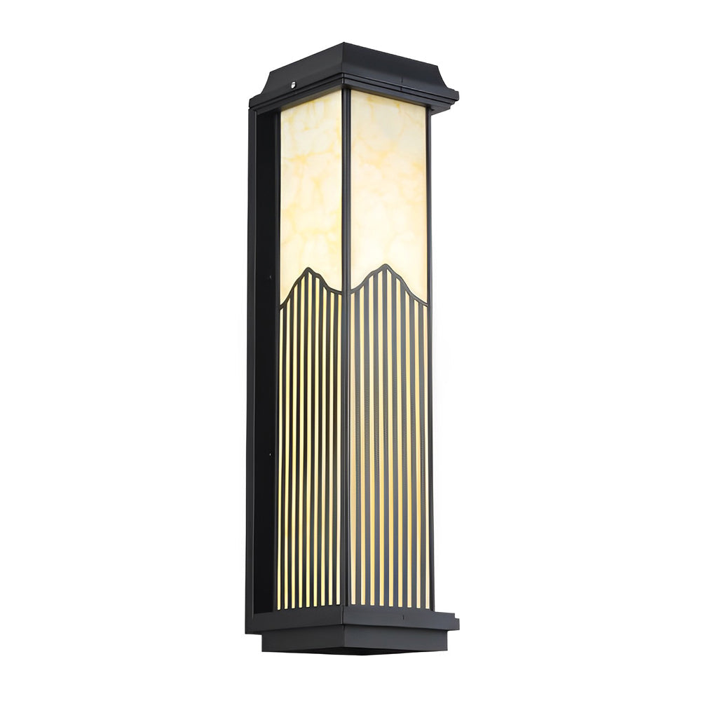 Modern Waterproof Solar LED Outdoor Wall Light with Remote Control Die Cast Aluminum Exterior Sconce for Garden