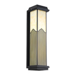 Modern Waterproof Solar LED Outdoor Wall Light with Remote Control Die Cast Aluminum Exterior Sconce for Garden