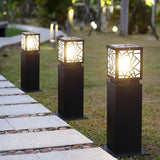 Modern Waterproof Solar LED Path Lights for Outdoor Garden Lawn and Courtyard Landscape