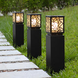 Modern Waterproof Solar LED Path Lights for Outdoor Garden Lawn and Courtyard Landscape