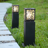 Modern Waterproof Solar LED Path Lights for Outdoor Garden Lawn and Courtyard Landscape