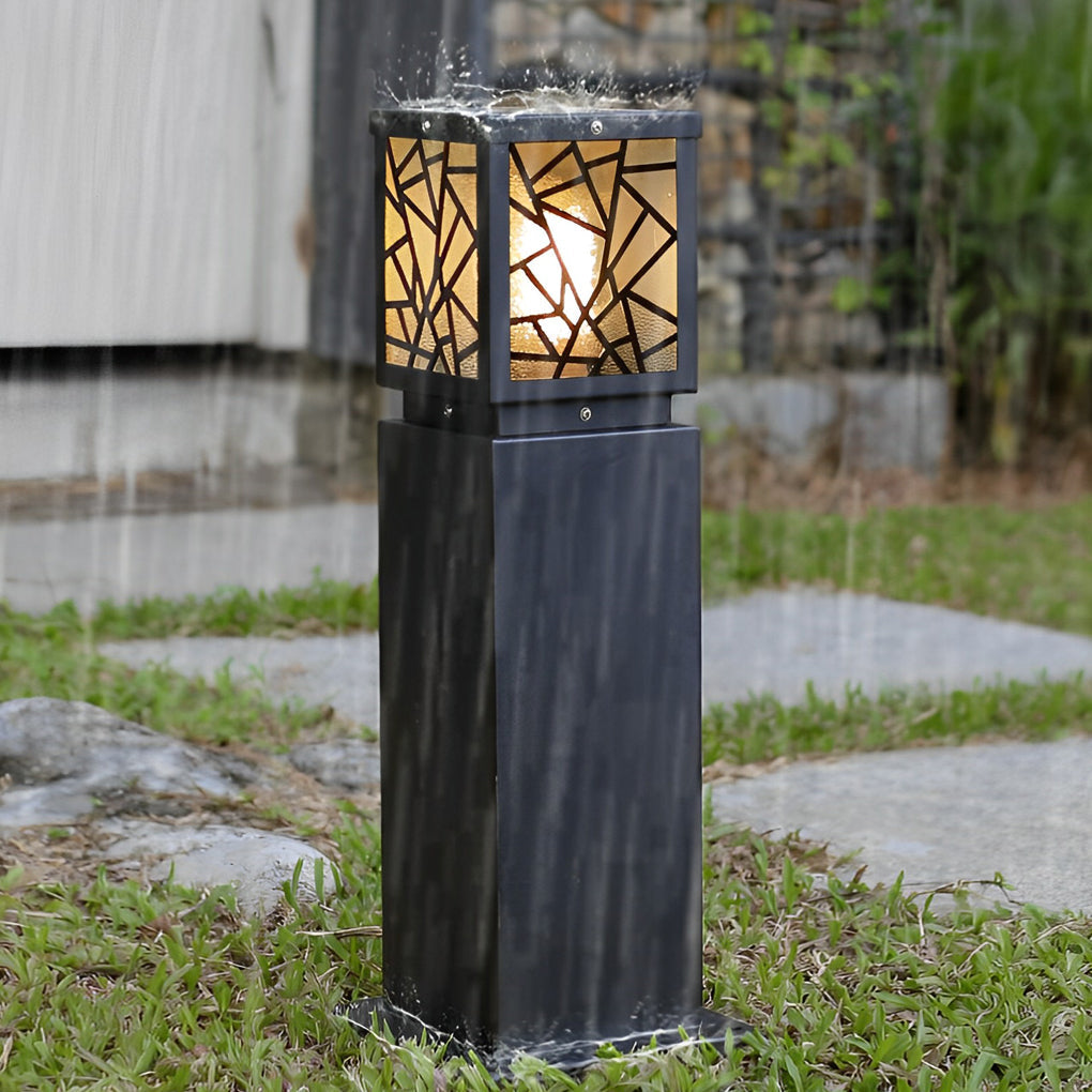 Modern Waterproof Solar LED Path Lights for Outdoor Garden Lawn and Courtyard Landscape