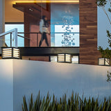 Modern Waterproof Solar LED Post Lights Outdoor Landscape Lighting for Pathways and Gardens