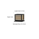 Modern Waterproof Solar LED Post Lights Outdoor Landscape Lighting for Pathways and Gardens