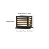 Modern Waterproof Solar LED Post Lights Outdoor Landscape Lighting for Pathways and Gardens