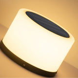 Modern Waterproof Solar LED Round Outdoor Garden Lights for Landscape and Courtyard Lighting