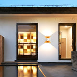 Modern Waterproof Square 6W LED Up and Down Outdoor Wall Sconce Lighting for Exterior Porch