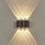 Modern Wave Arc Design LED Outdoor Wall Light Waterproof Exterior Sconce for Garden and Villa