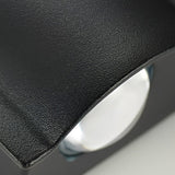 Modern Wave Arc Design LED Outdoor Wall Light Waterproof Exterior Sconce for Garden and Villa